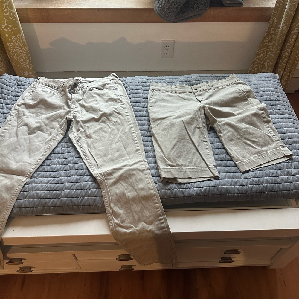 Arizona Jean Company Women's Khakis and Shorts Set